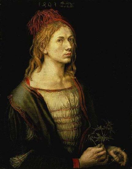 Albrecht Durer The earliest painted Self-Portrait (1493) by Albrecht Durer France oil painting art